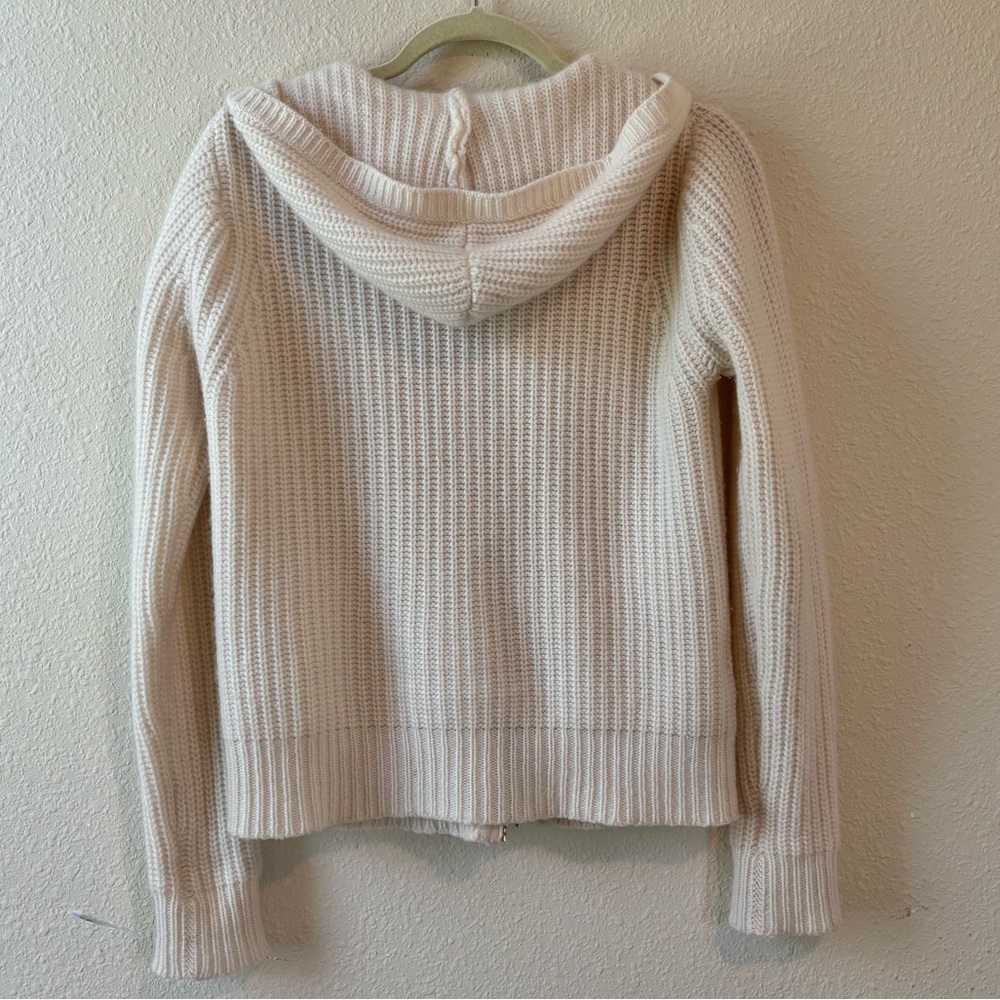Tory Burch Cream Hooded Sweater - Picture 2 of 9